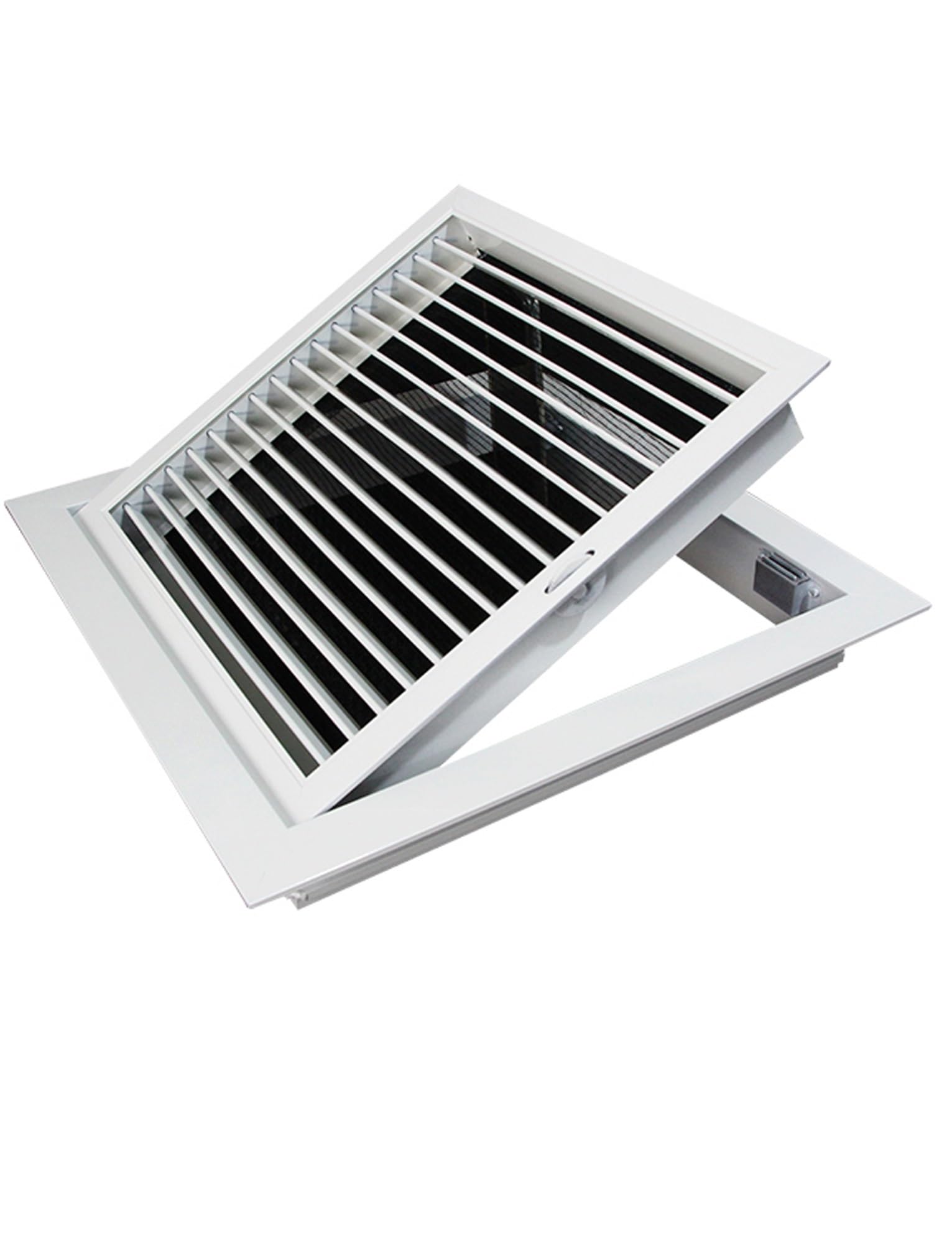 Rejilla de ventilación ajustable de aleación de aluminio para aire acondicionado central y salida de aire de sala limpia