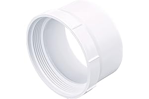 NDS 4P11 4 Inch PVC S&D Female Cleanout Adapter - White