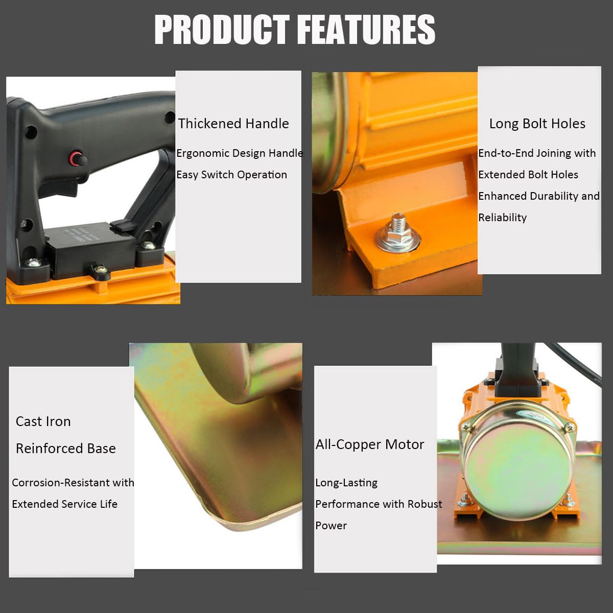 Electric Concrete Vibrator - 250W Power -4 Electric Concrete Vibrator - 250W Power -4