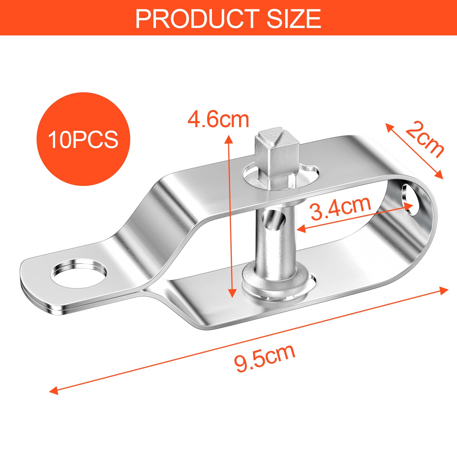 6 Pezzi Tiranti Per Filo In Acciaio Inox - Tendifilo Regolabile Per Recinzioni E Stendibiancheria - Foto 5