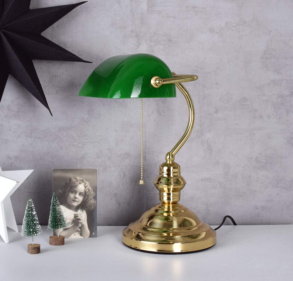 Lampe Banker (ohne Leuchtmittel) Bankers Lamp Belle Epooque Klassiker im Jugendstil xcl112 Palazzo Exklusiv