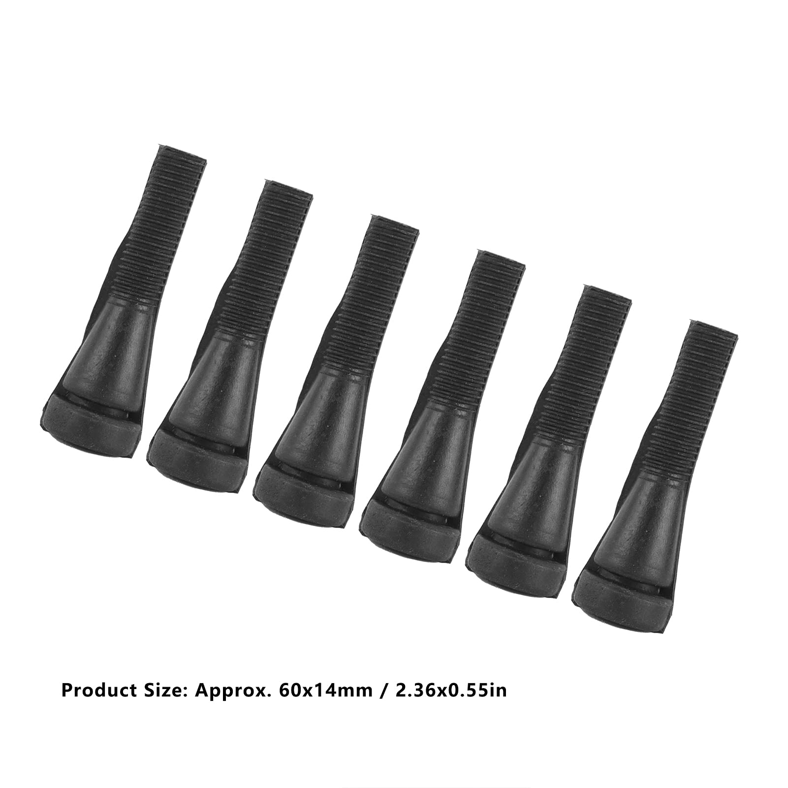 Spiumatrice Pollame, 100 Bastoncini Rimozione Piume in Gomma per Macchina Depilazione Anatre Oche Tacchino 6cm