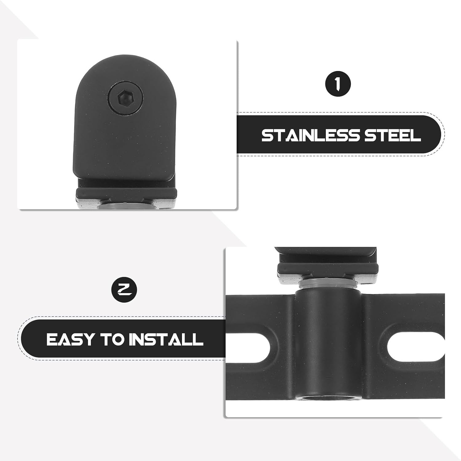 Stainless Steel Shower Door Pivot Hinges Heavy Duty for Glass Doors