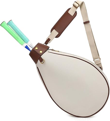 Miniatura 3 de Bolso cruzado de bádminton de tenis para mujeres y hombres, soporte para remo, bolsa de raqueta y squash para regalos de cumpleaños