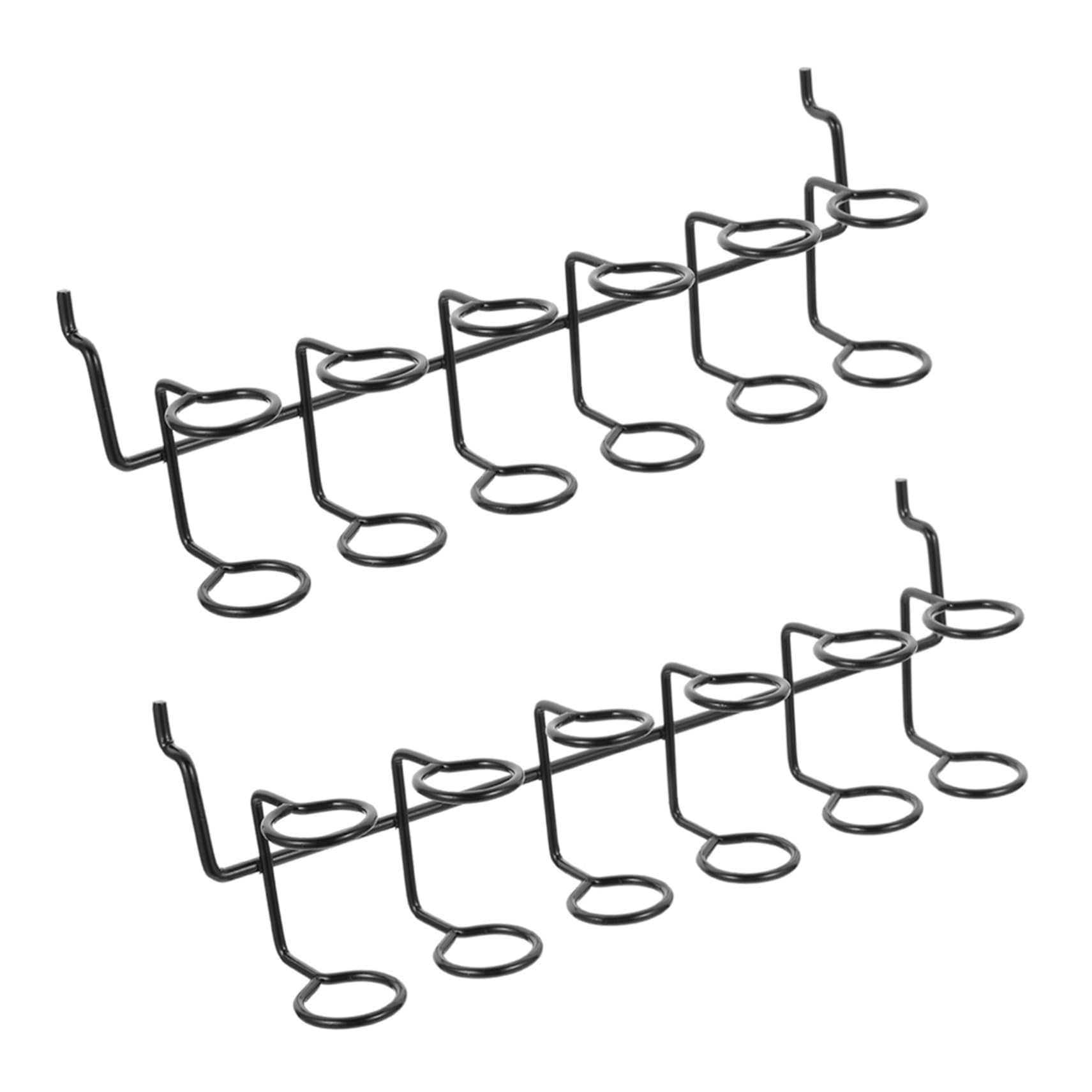 Angoily 6 Schraubendreherhalter für Lochwand Praktischer Pegboard Werkzeughalter mit Multi Ring Design Einfache Montage ohne Nägel für Schraubenzieher Zangen und Werkzeuge im und