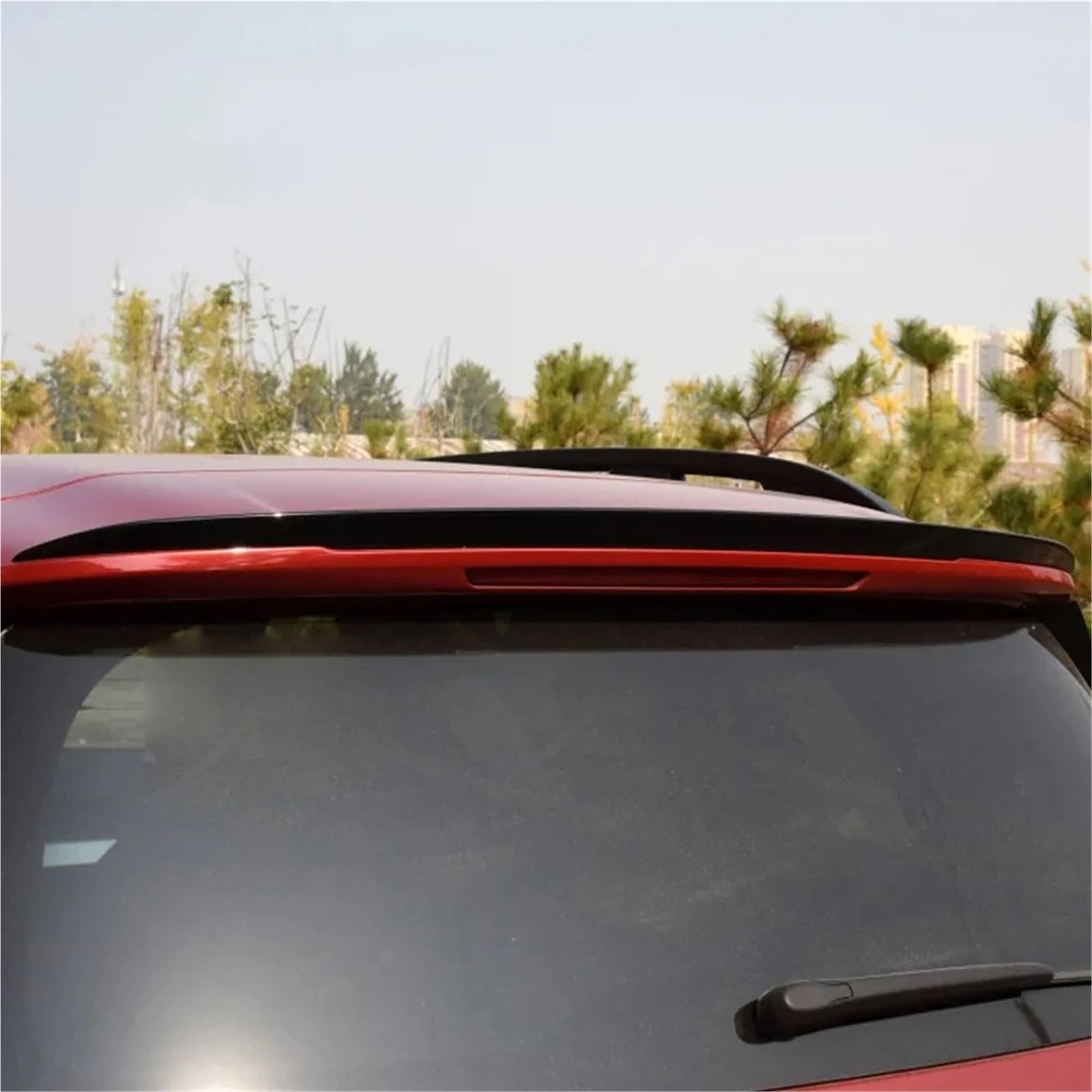 Dla M&ercedes Dla B&enz GLB X247 GLB180 200 GLB35 AMG 2019-2025 Spoiler Bagażnika Skrzydło Na Klapie Lotka Tylny Tylny Spojler Dachowy Spoiler Trunk Wing(Glossy Black)