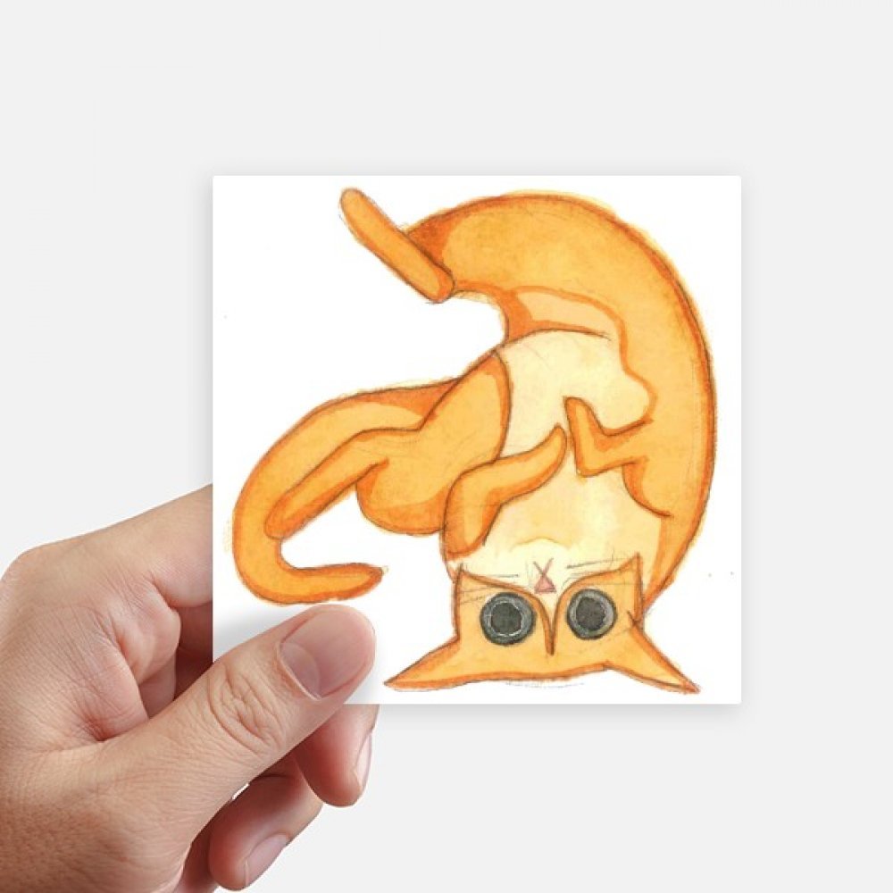Autocollant chat d'aquarelle Miaoji pour masquer les rayures de votre PC