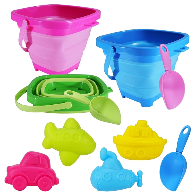 Holady儿童沙滩玩具沙桶套装