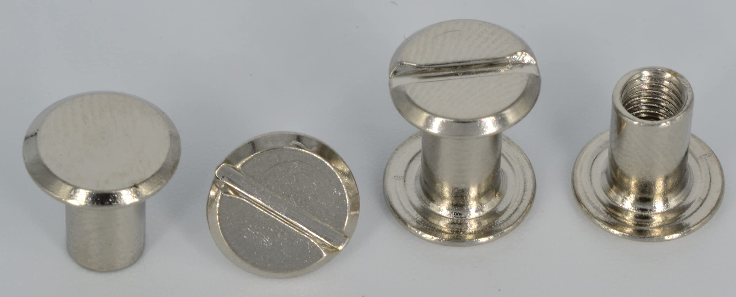 Kit Da 20 D-Ring Girevoli A 360° Con Viti Per Borse In Pelle E Accessori Fai-da-te – Ferramenta In Lega Di Zinco 12,5x19,5 Mm, Finitura Argento, Per Collari E Cinture