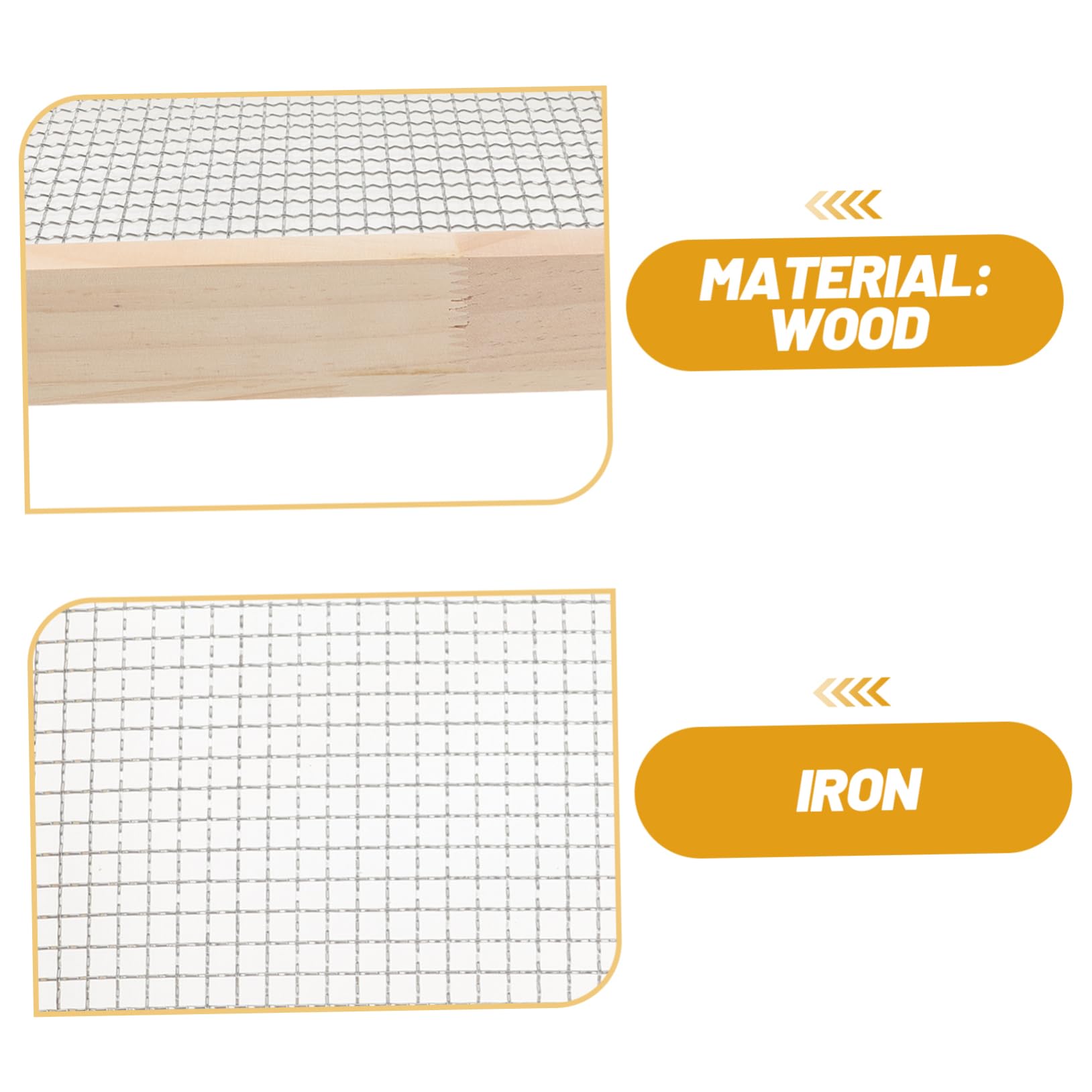 Toyvian Sieve pour Jardin Écran de Filtration Pratique pour Sol Graviers Outil de Jardinage Durable Multifonctionnel