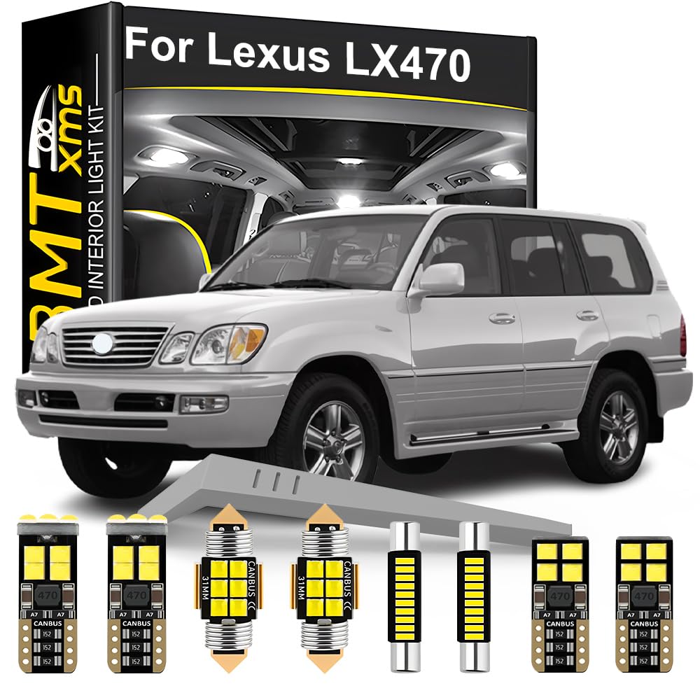 LED Interior Light Kit Replacement for LEXUS LX470 TOYOTA Land Cruiser 100 1998 1999 2000 2001 2002 2003 2004 2005 2006 2007