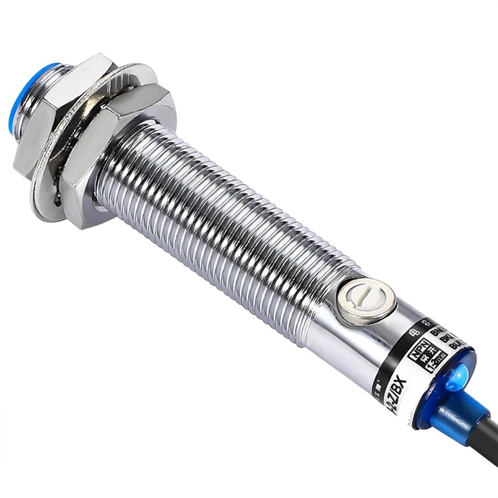 Hyujnafzr Pnp Nc 1Pcs Capacitive Proximity Switch Automatic Sensor Plastic Metal Sensor Dc Npn Pnp M12 Three-Wire Ljc12a3-A-Z(Pnp Nc)