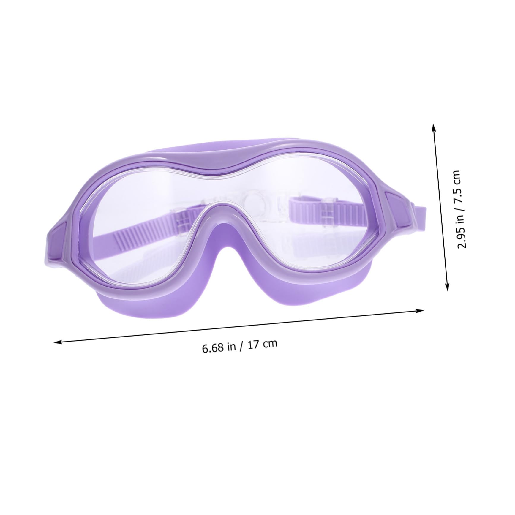 VANZACK 4stücke Unisex Schwimmbrille Mit Breitem Rahmen Anti-beschlag Und Verstellbarem Gurt Für Erwachsene Und Jugendliche Und Komfortabel Für Wassersportarten