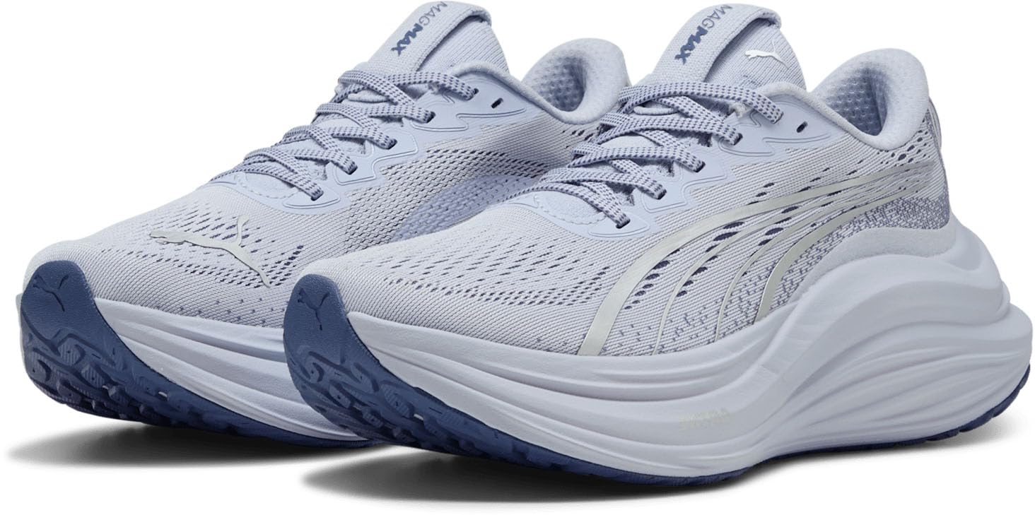 PUMA - Womens Magmax Nitro Shoes, Color Cool Weather/Silver, Size: 8 M US