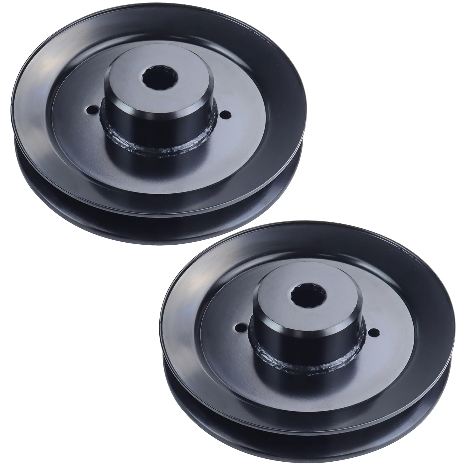 FULAIGE 2 Pack 539113962 Pulley Replaces Husqvarna 588586601 Deck Pulley 588586601, Husqvarna Deck Pulley 539113962 Spindle Pulley for Husqvarna Z246,