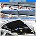 Mixsuper Custom Fit for Window Sun Shade Tesla Model S 2012-2020 Accessories Sunshade Sunroof UV Rays Protection Window Shade with Triangular Window Sunshade 4 Pack