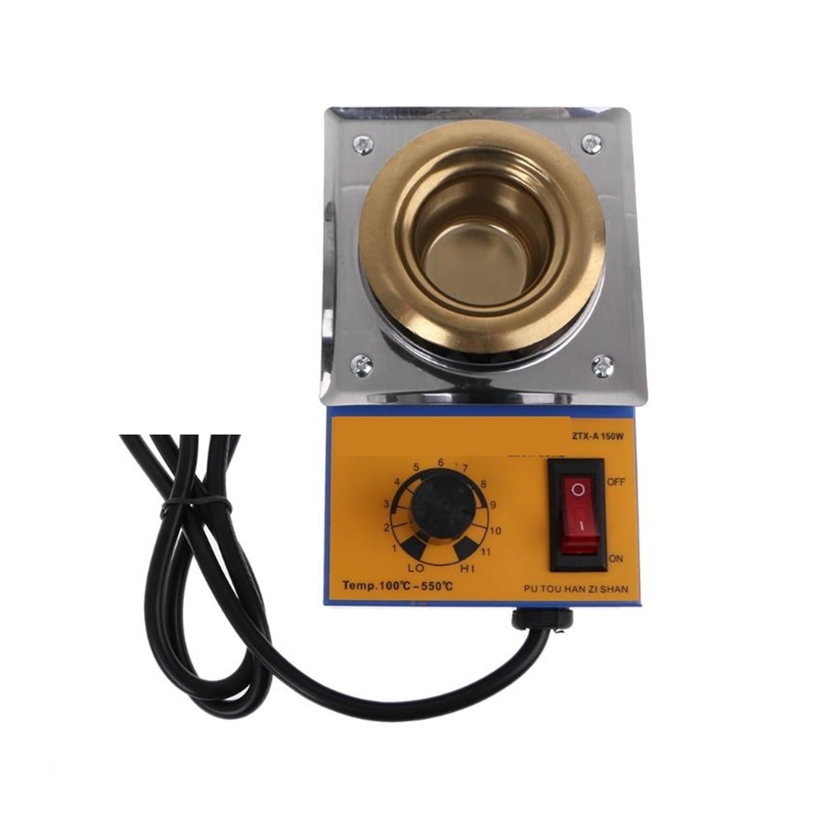 Mjfvn One Color 150W Temperature Controlled Soldering Pot Melting Tin Pot Tin Cans,Electric Soldering Irons, Welding Equipment