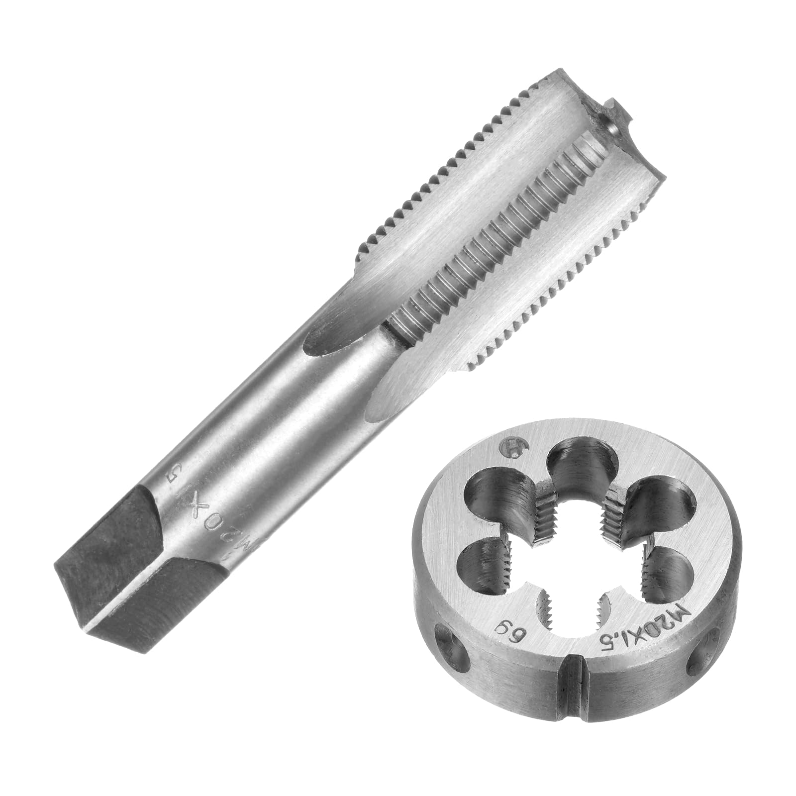 QUARKZMAN M8 x 150mm Completamente Filettati Prigionieri x 4pz 304 Acciaio inossidabile Asta Barra Borchie Destra Mano Fili per Lavorazione del legno, [Argentato