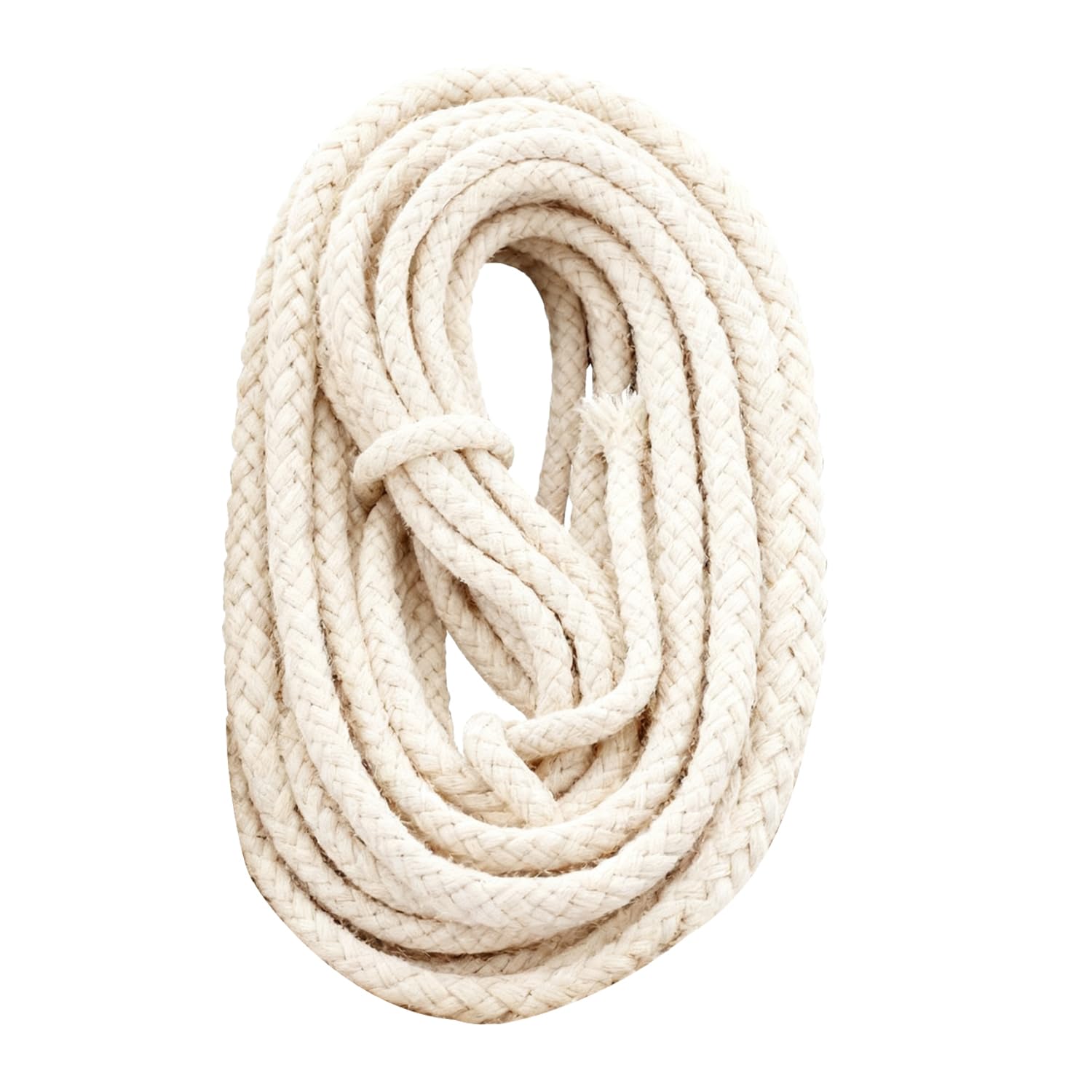 Verazquy Premium Cotton Oil Lamp Wicks - 10ft 6mm Round Wick for Kerosene Heaters Alcohol Burners Tiki Torches Garden Alcohol Lamps