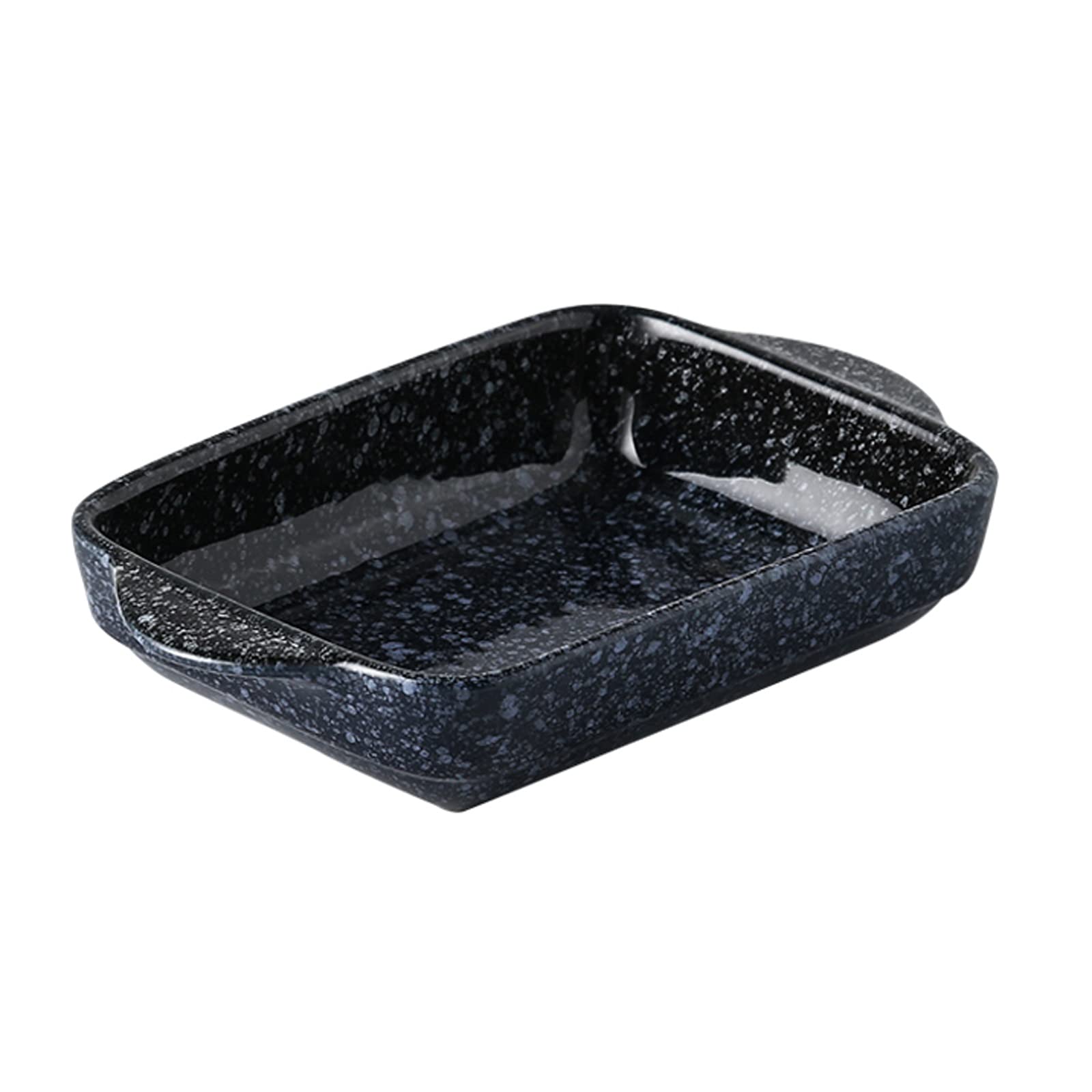 Fuente de Horno Utensilios for hornear: asador rectangular de gres, fuente for hornear con asas dobles, bandeja for lasaña, bandeja for asar profunda, for cocinar y hornear, 1 pieza Vajilla para Horne