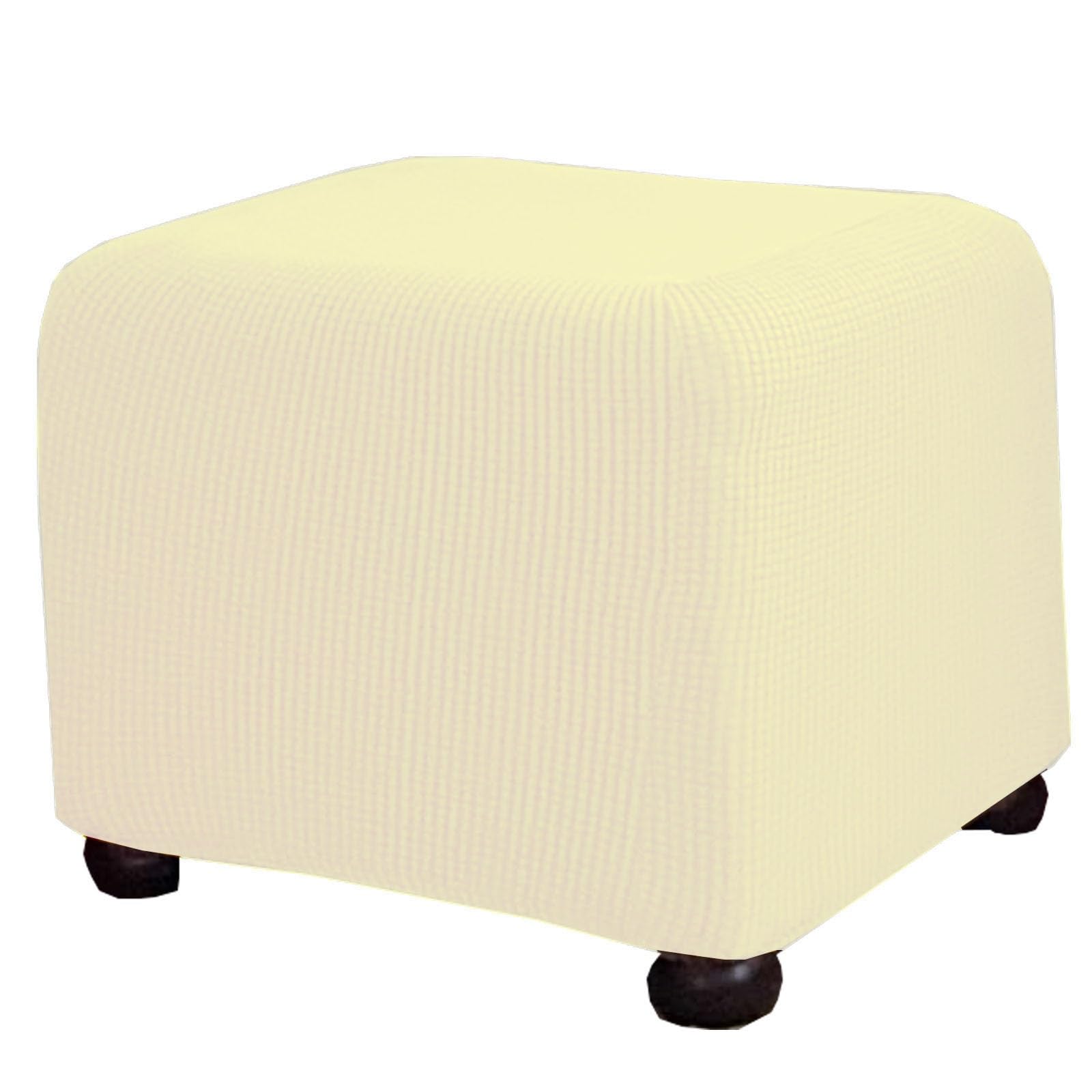 Miecoae Stretch Fabric Ottoman Cover Square Foot Stool Covers Rectangular 10 14 16 18 20 22 26 30 32 34 35 38 in Stool Cover Furniture Covers(C5,106-126x35-50x35-45)