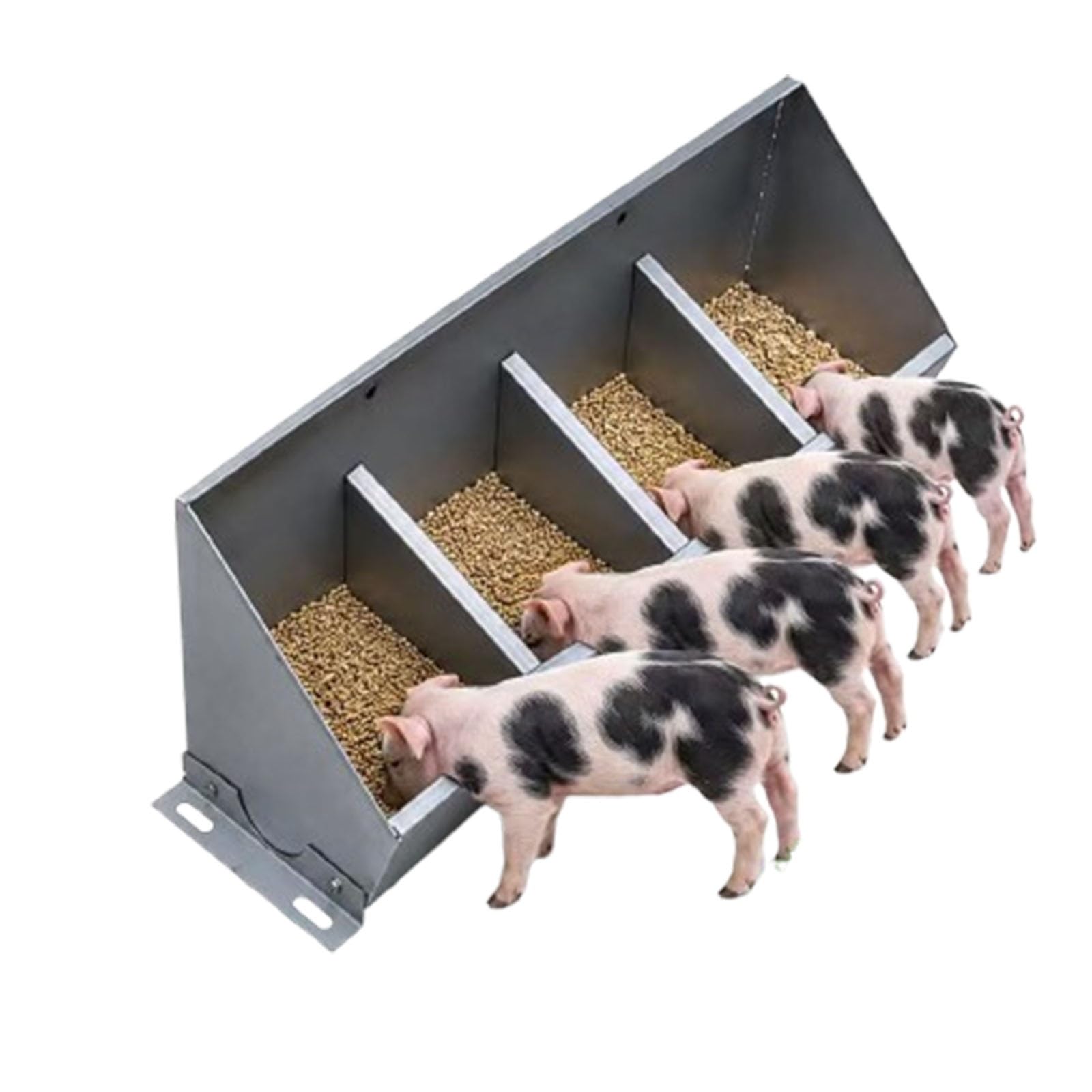 Abbeveratoio per bestiame in acciaio inox resistente, mangiatoia per fieno e abbeveratoio per bovini, capre e cavalli, ideale per uso agricolo e ranch