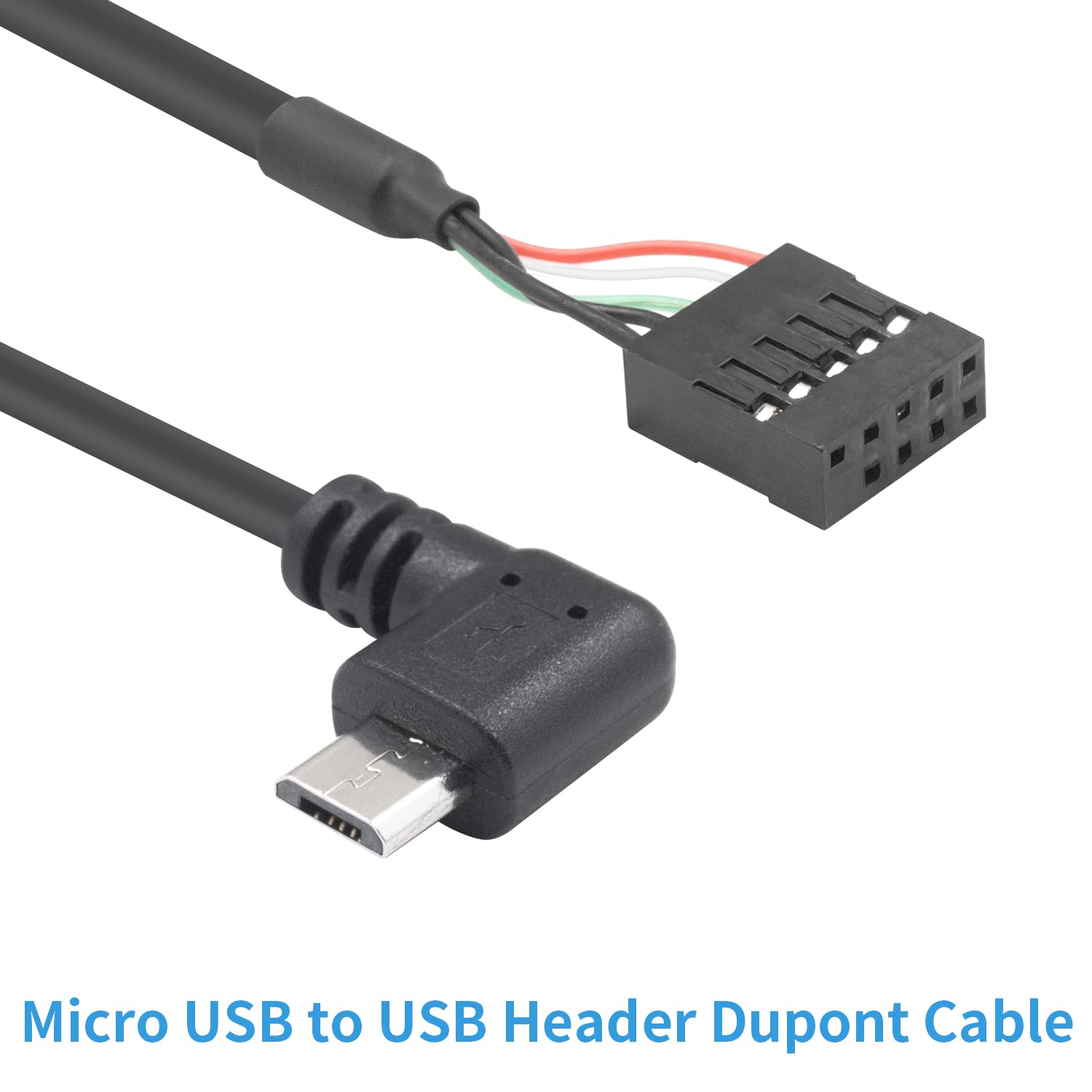 Cavo USB 2.0 femmina a 5 pin femmina da 10 cm Cavo scheda madre PCB Cavo schermante USB Cavo DuPont 2.54 a 5 pin per case del computer  7