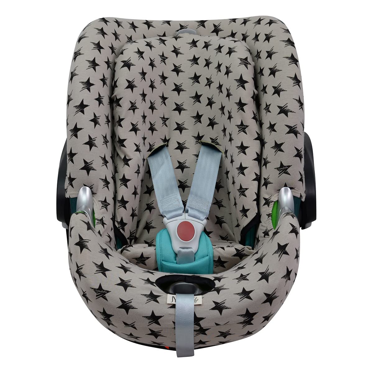 JYOKO KIDS Funda Compatible con Romer Kidfix II XP SICT kidfix2 S, Kidfix Z - Line (CON OJAL, FLUOR HEART) — view 17