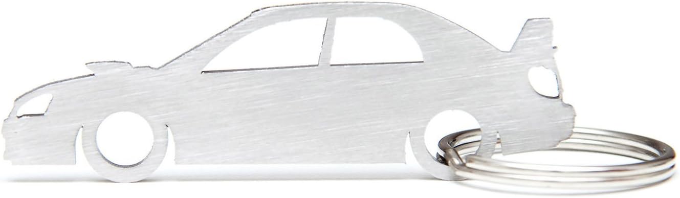 Silhouette Keychain Keyring compatible with Impreza WRX STI GD Key Fob