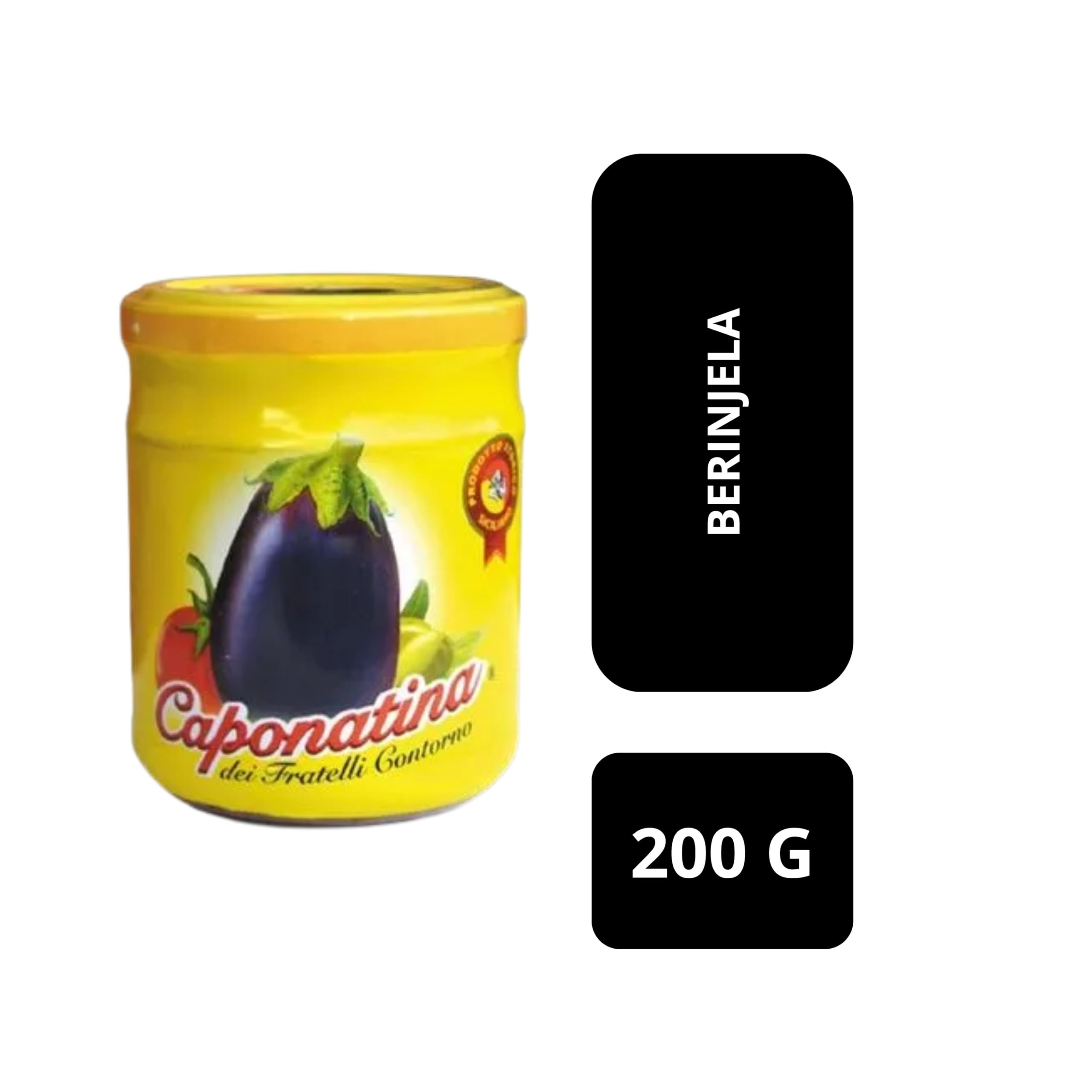 Caponatina di melanzane gr 200 in vasetto di vetro