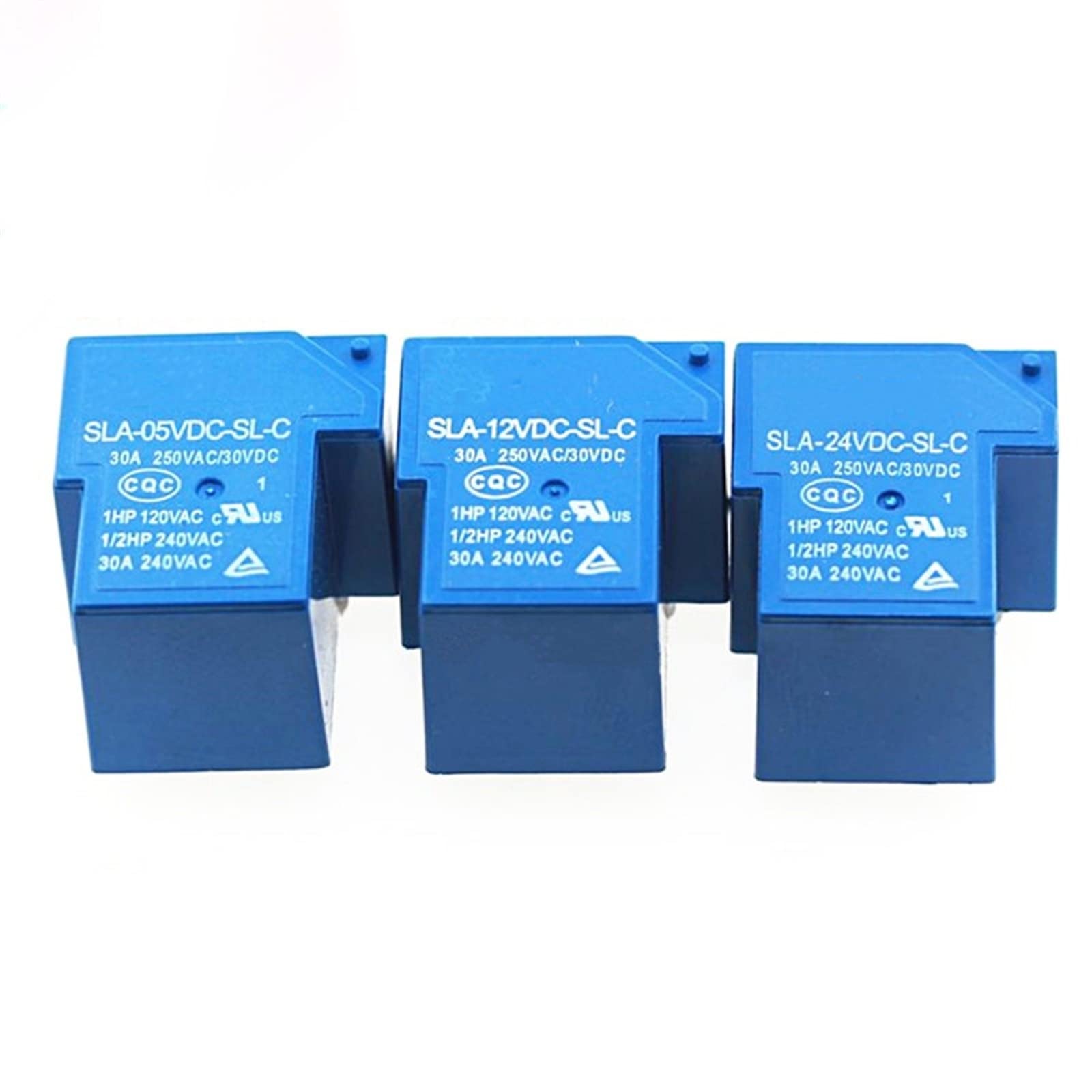AQHYEBNSR 2PCS Power Relays SLA-05VDC-SL-C SLA-12VDC-SL-C SLA-24VDC-SL-C 5V 12V 24V 30A 6PIN New and Original(SLA-24VDC-SL-C)