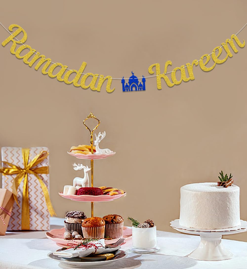 Celebration Banner for Ramadan Kareem Umrah Mubarak Decoration for Islamic Muslim Ramadan Kareem Banner - Image 3
