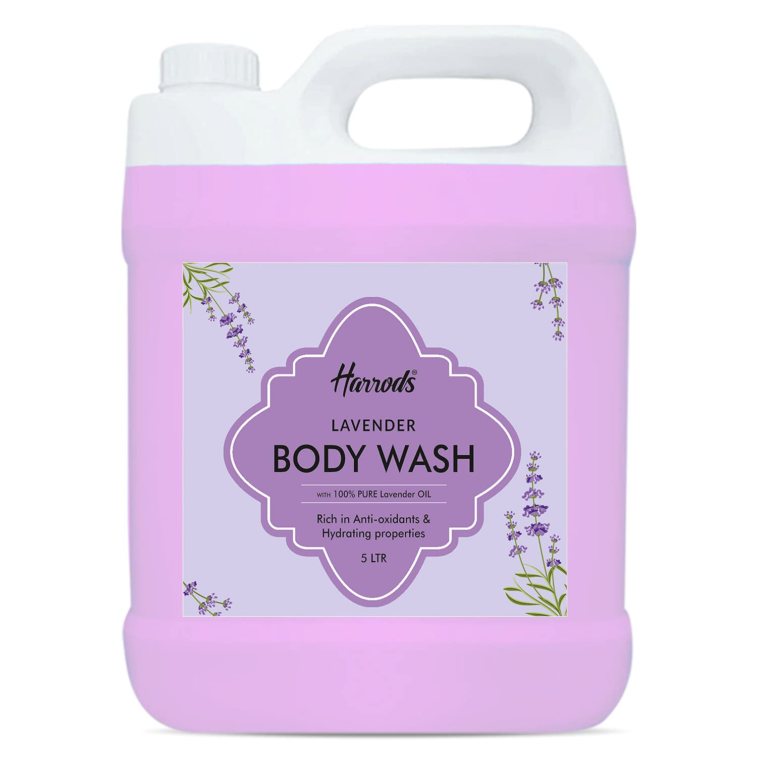 Buy Harrods Lavender Body Wash Refill Pack 5L Liquid Soap For Body