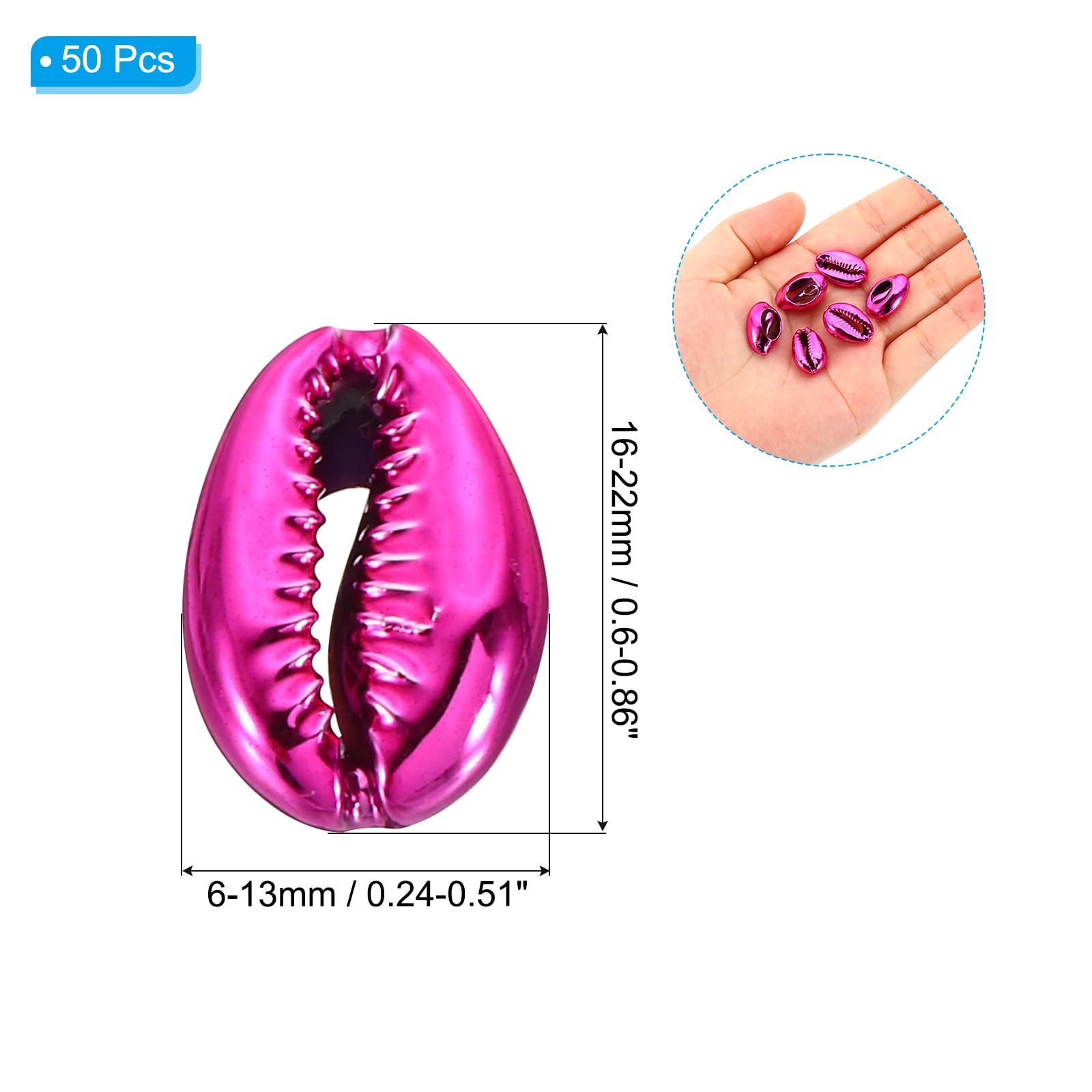 PATIKIL Natural Seashell Charm - Image 2