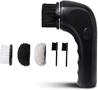 Sansent Electric Shoe Polisher Brush - USB Rechargeable Cleaner Shiner Kit for Leather Shoes & Sneakers, Upgraded 2500 RPM