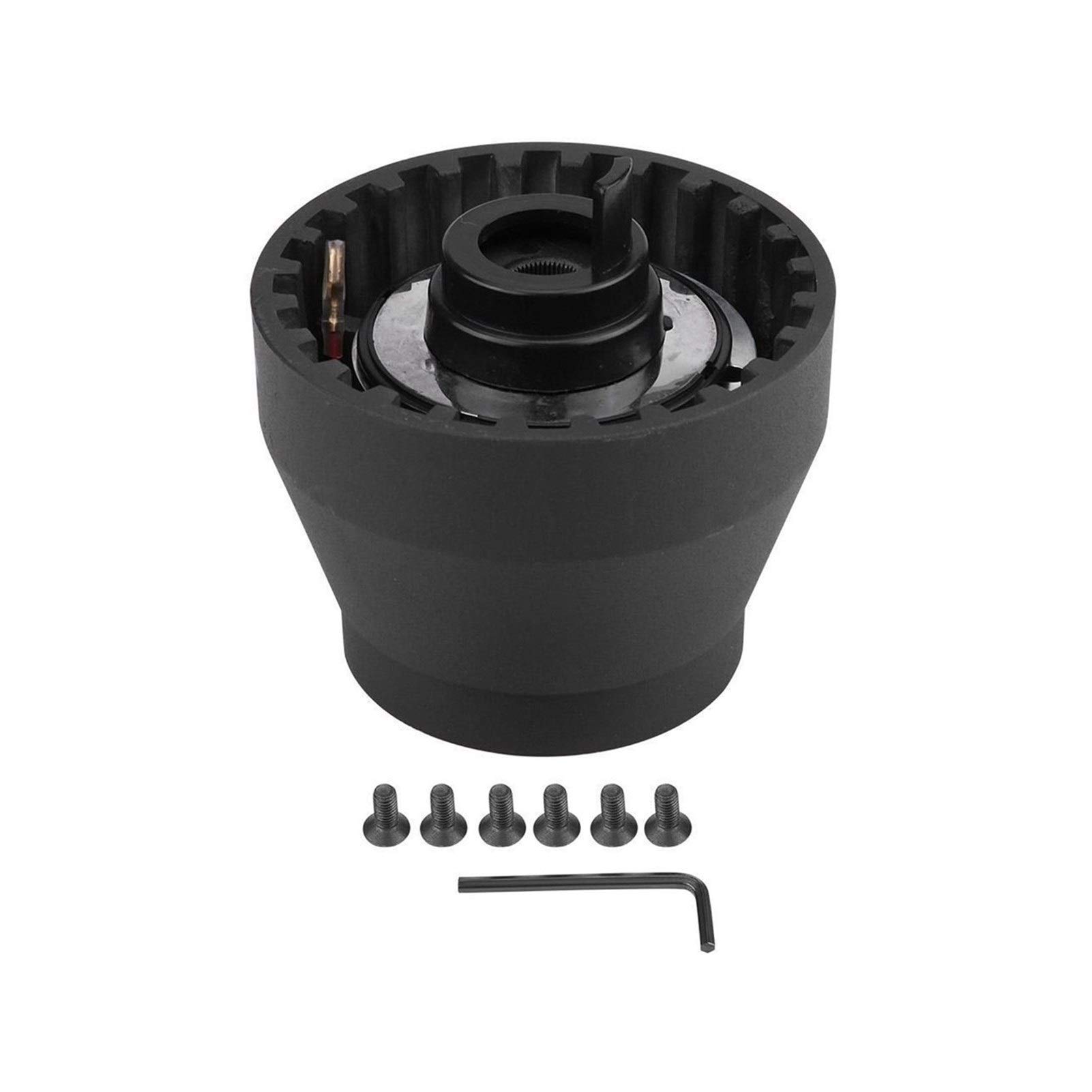 Samochód Auto 17mm zestaw adapterów piasty kierownicy, dla BMW, seria 3 E30 1983-1991 piasty kierownicy sterowanie kierownicą Adapter piasty koła pojazdu