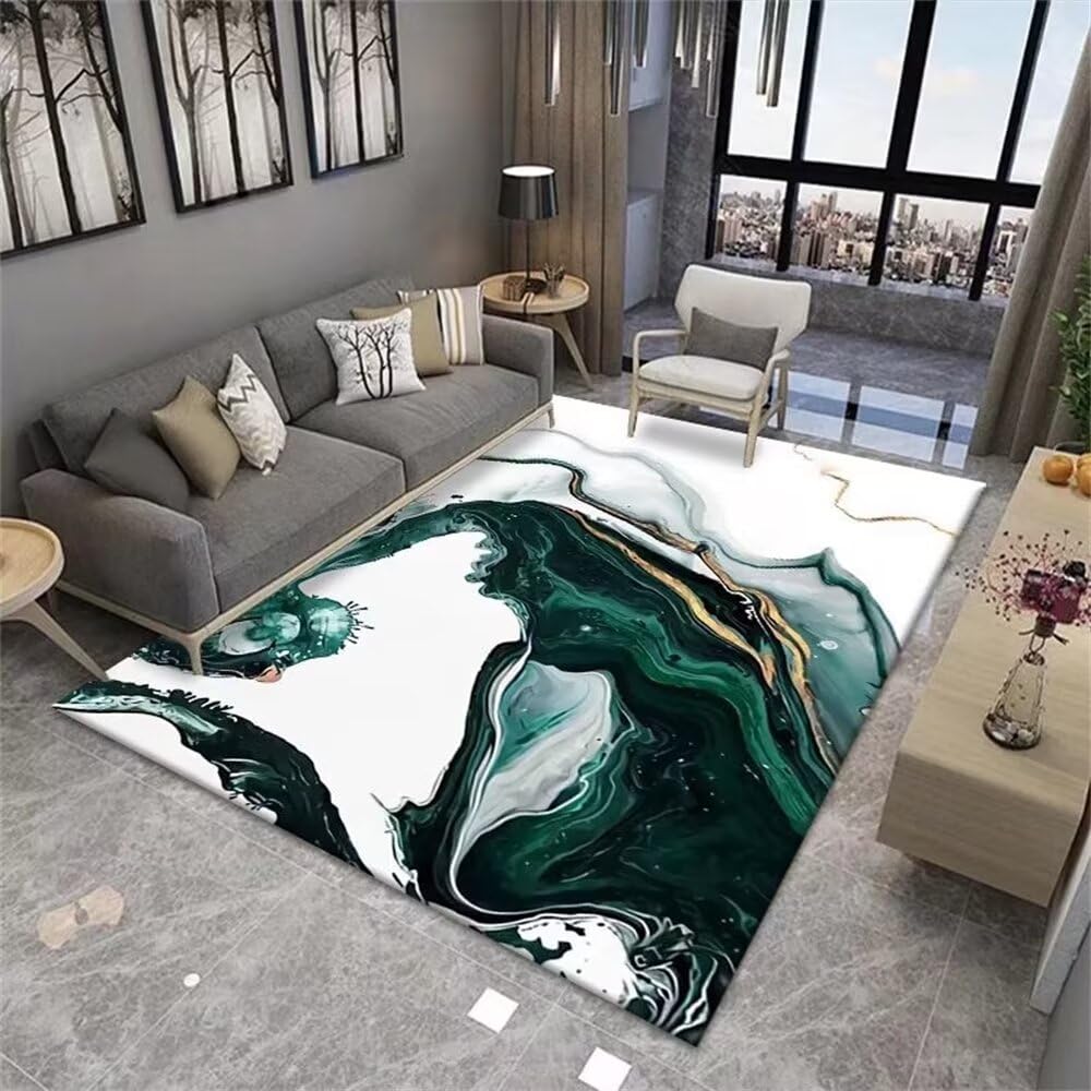 Tapis de canapé anti-allergique vert 120X170CM pour protéger les sols