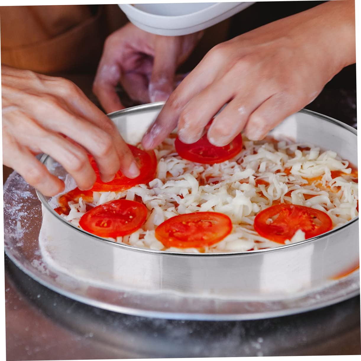 LIFKOME 4 Szt Stal Nierdzewna Akcesoria Do Wypieku Pizzy W Domu Niebezpieczne Do Pieczenia