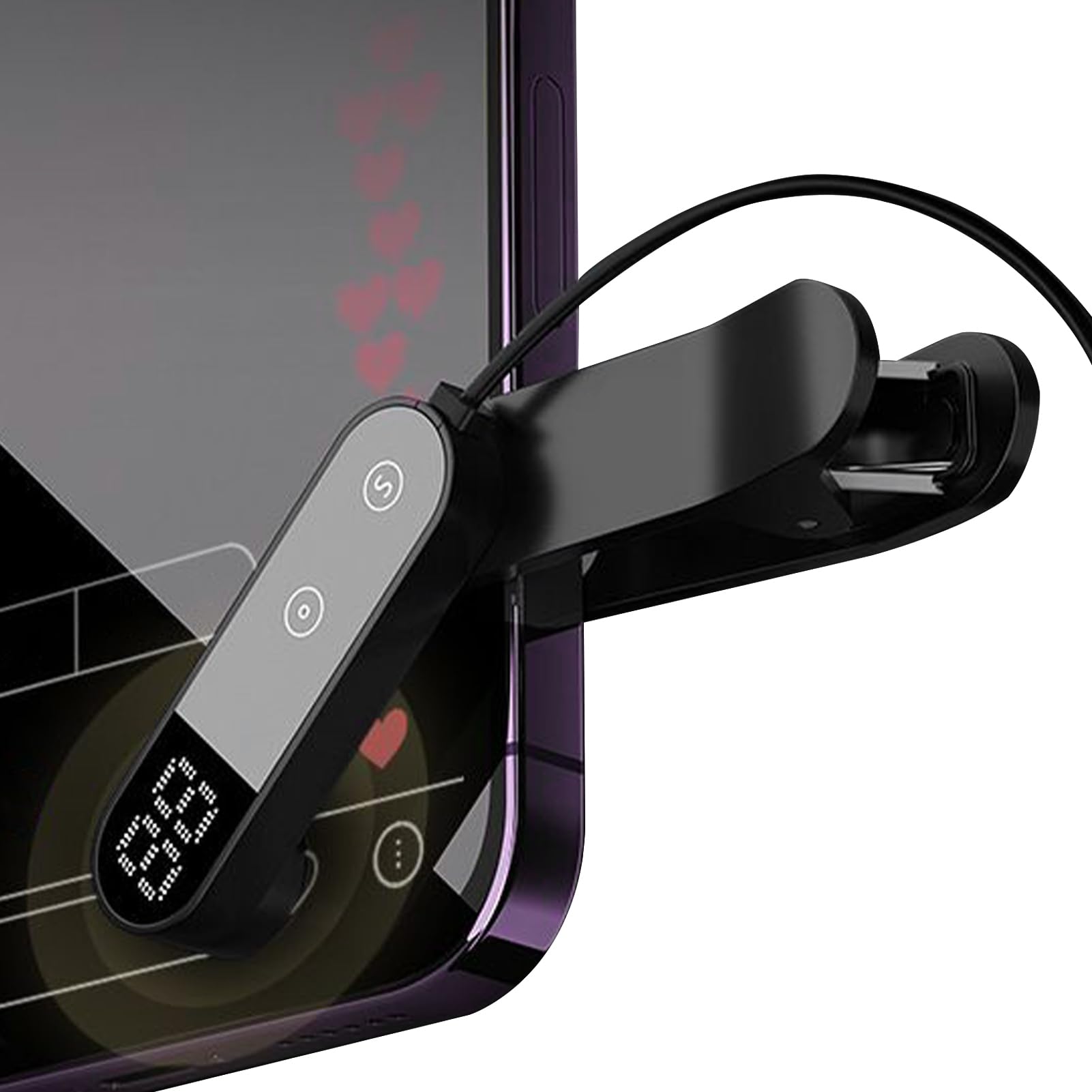Generico Clicker Automatico | Toccatore per Smartphone Silenzioso con velocità Regolabile | Dispositivo Auto Touch Clicker Istantaneo - per Giochi Piace Ricompense Social Media