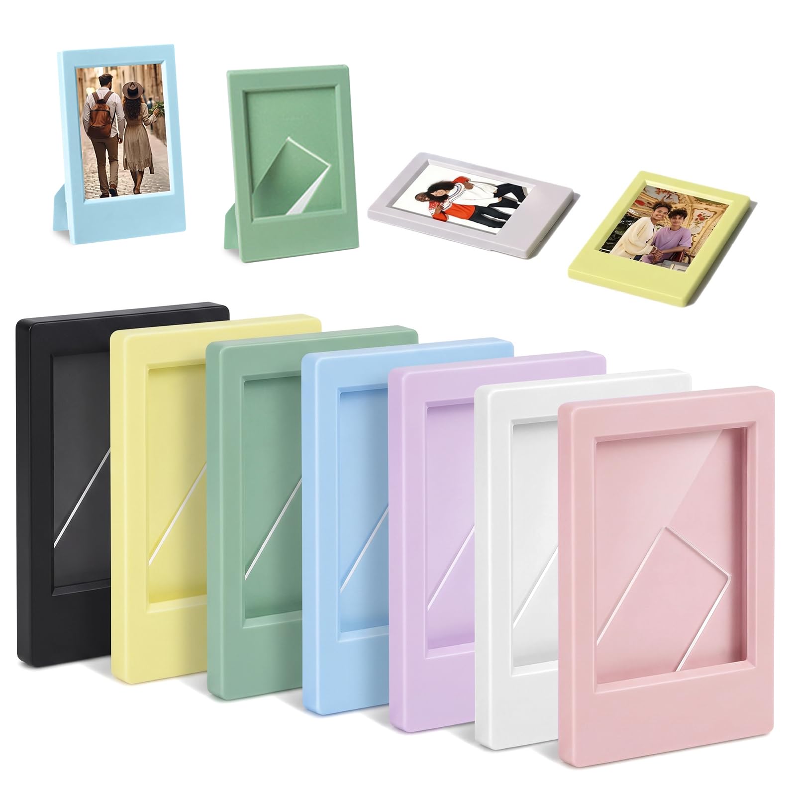 7Pcs Mini Photo Frames for Instax Mini, 2x3 Picture Frames