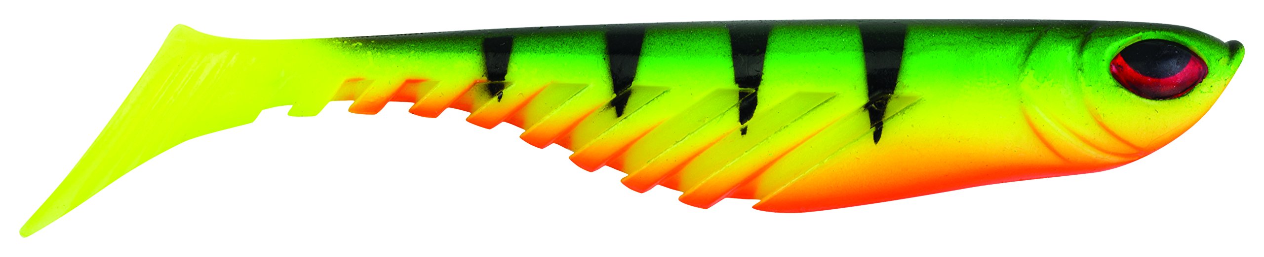 Berkley PowerBait Ripple Shad Fishing Bait, Fire Perch, 2in | 5cm, Irresistible Scent & Flavor, Realistic Profile, Unique Swimming Action, Ideal for Bass, Walleye, Pike and more โ image 1