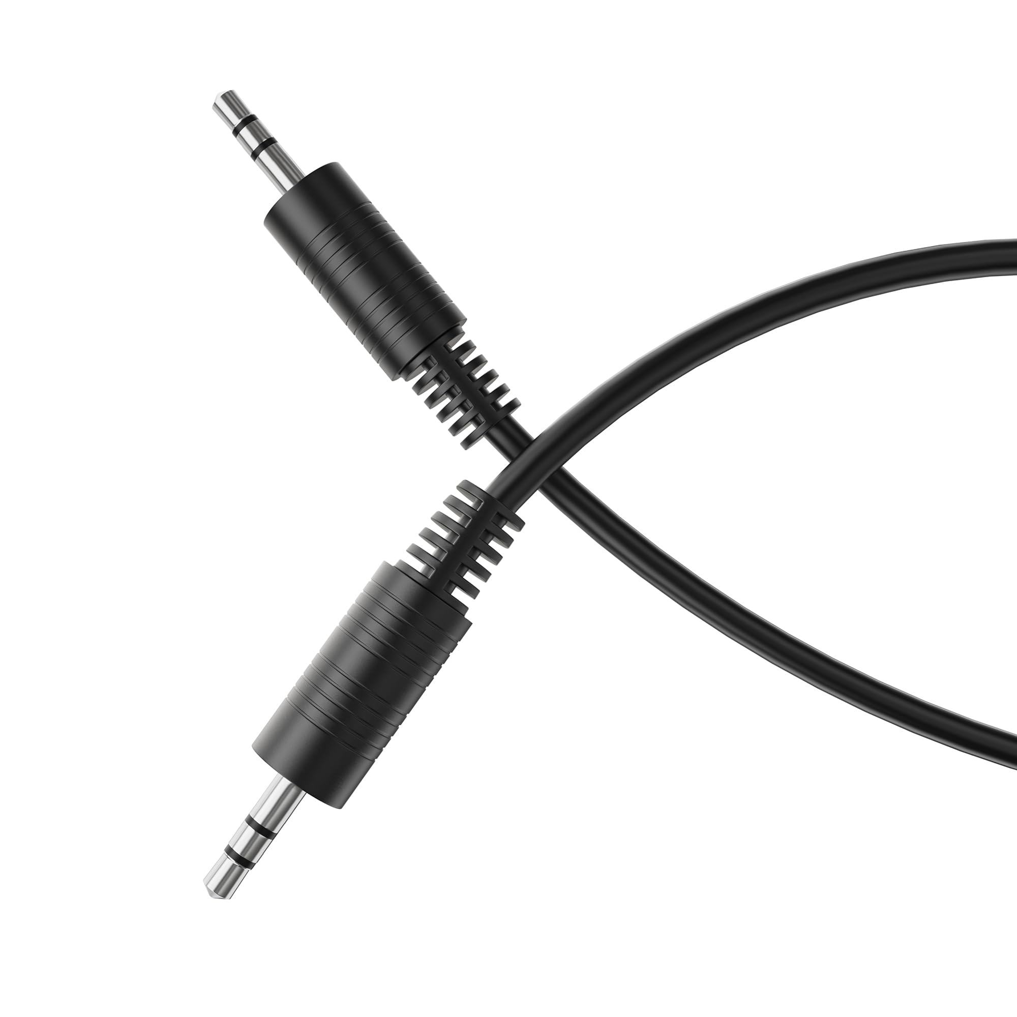 HDSupply Aux Cable, 10m Jack Cable, 3.5mm Audio Jack Stereo 3 Pin Audio Cable for Headphone, Soundbar, TV, Car, Radio, Black