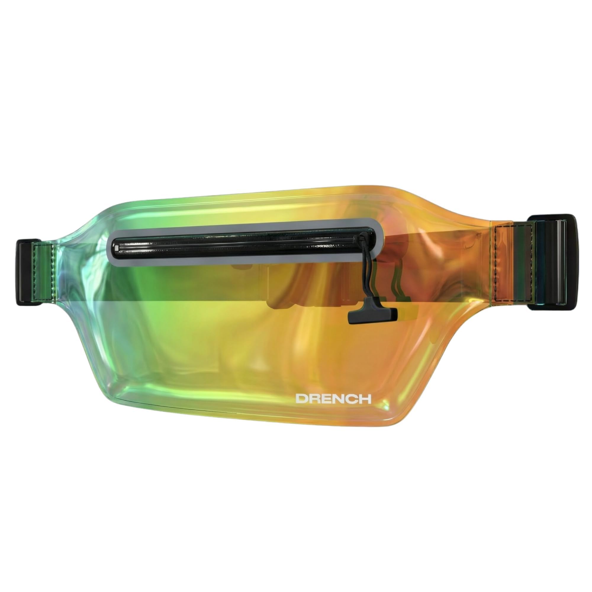 Drench Waterproof Fanny Pack Chrome Iridescent Submersible Dry Bag Waist Pouch for Swimming, Snorkeling, Kayaking – Waterproof Phone Case, Underwater