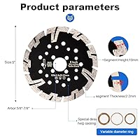 Vista 3 de Hoja de granito de 5 "hoja turbo seca para mármol de granito