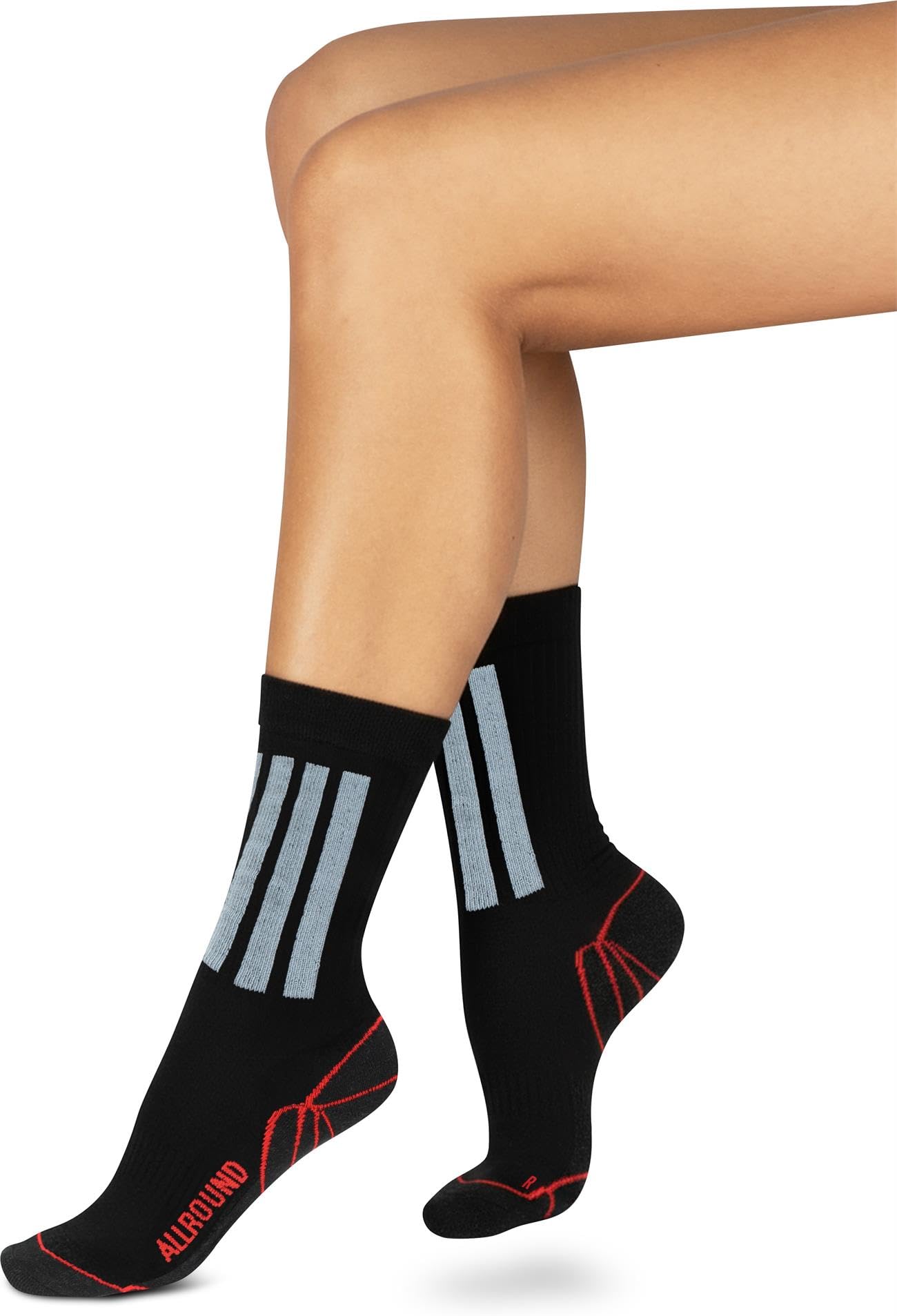 normani 5 Paar Trekkingsocken, Wandersocken mit Silberfäden gegen Schweißfüße echte Silbersocken - X-STATIC WELLNESS