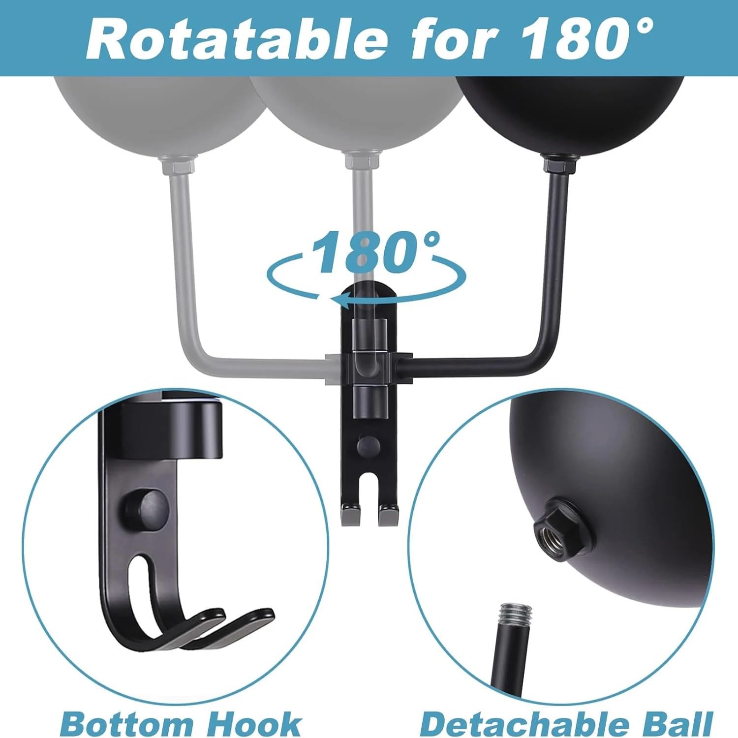 Helmhalterung Wand Helmhalter, Motorradhelmständer, Wand-Helmständer, Helmaufhänger for Motorradjacken, Fußball- und Baseballhelme