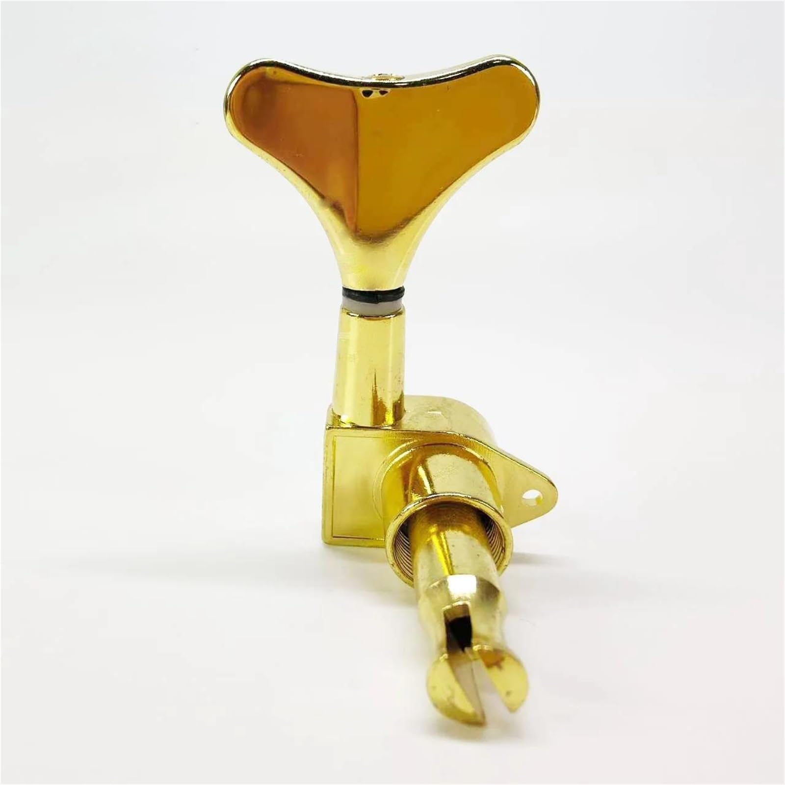 Afinadores 3R2L Para Bajos Eléctricos Diseño De Cola Pez Completamente Cerrado Clavijas Guitarra(Gold)