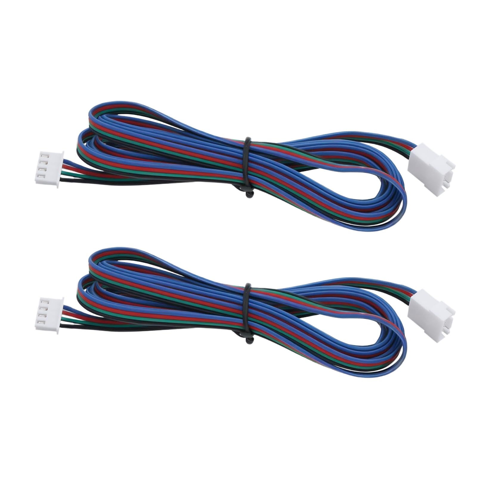 YINETTECH 2pcs 3D Printer Stepper Motor Extension Cables XH2.54-4P Female to Male Terminal Connector Cables Compatible with Voron2.4