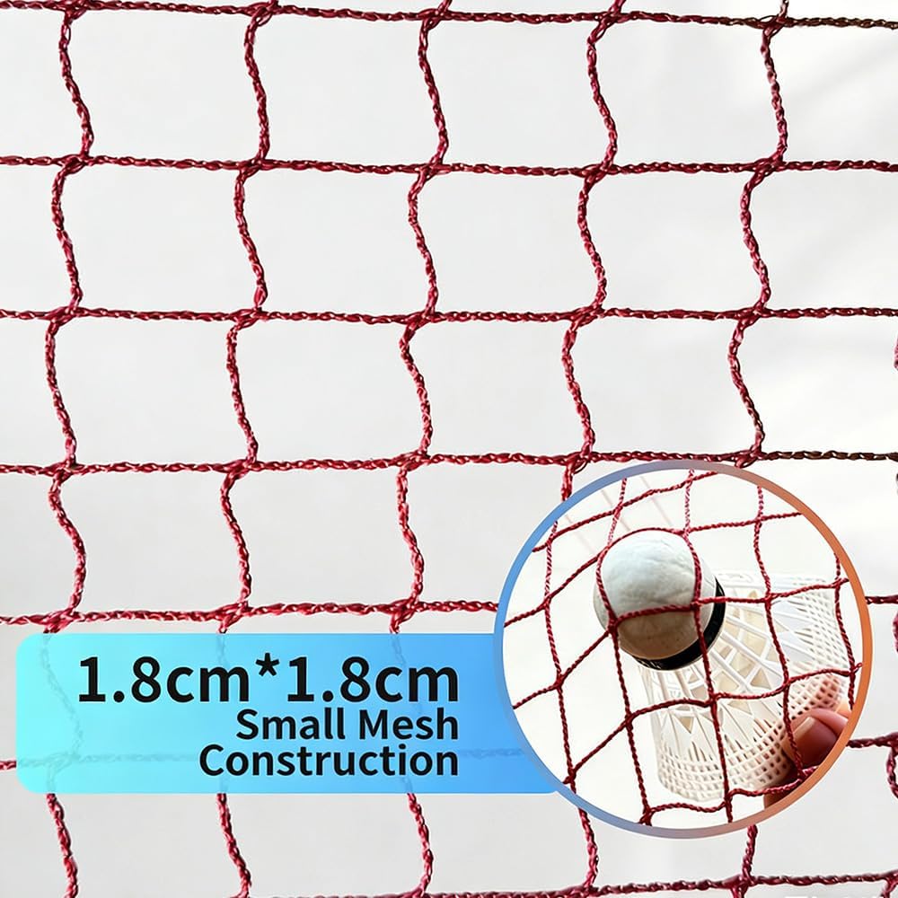 2.1M/3.1m/4.1m/5.1m/6.1m Badminton Net, Pickleball Training Net, Height Adjustment 0.9-1.55M, Thickened Support Rod for Ball Games, Team Sports