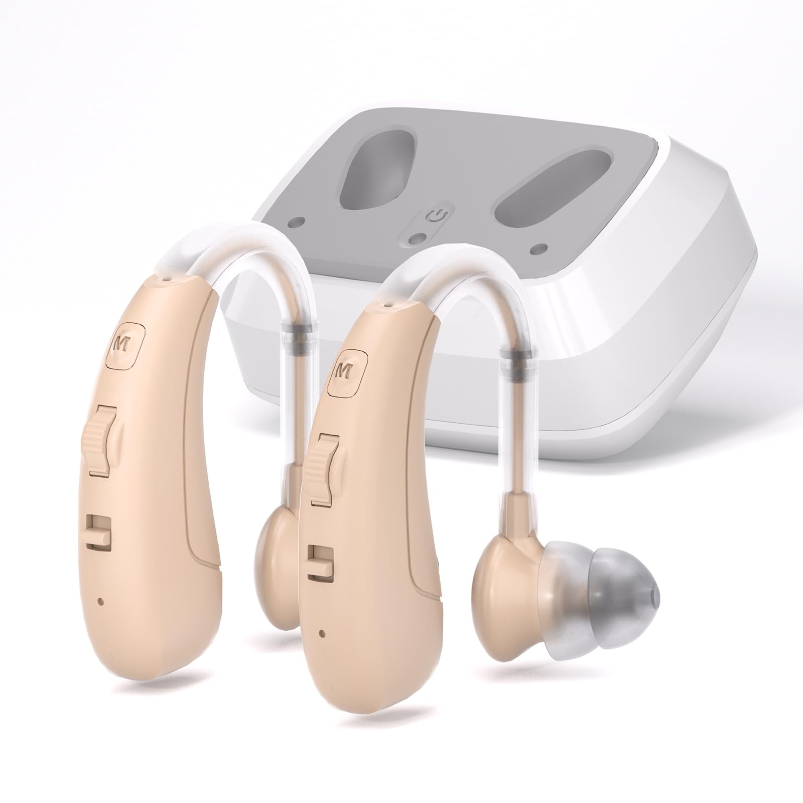 Dispositivo audio wireless con cancellazione intelligente del rumore, 4 modalità e volume regolabile, confezione da 2 unità